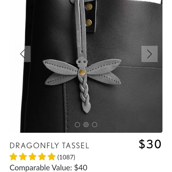 Portland Leather Goods Dragonfly Tassel - Picture 4 of 5